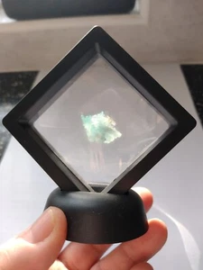 Blue Aragonite Mineral With Holder - Picture 1 of 5