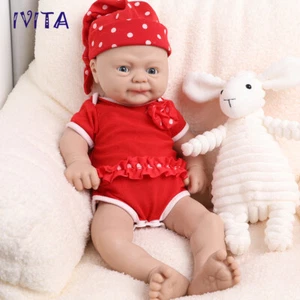Muñeca de silicona de cuerpo completo bebé prematuro de 16" bebé renacido prematuro niño pequeño juguete - Imagen 1 de 11