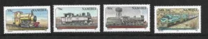 NAMBIA, 1995 CENTENARY OF THE RAILWAYS IN NAMBIA, SG 657-660, MNH SET 4 - Picture 1 of 1