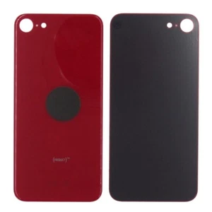 Tapa trasera iPhone SE 2020 ROJA FACIL INSTALACION(CON LOGO) .24h - Imagen 1 de 1