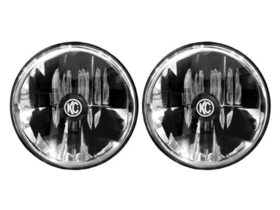 KC HiLiTES Gravity LED 7" Headlight DOT For Jeep TJ 97-06/Universal H4 Pair Pack - Image 1 of 4