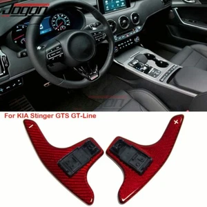 Cambiador de paleta de volante de carbono para KIA Stinger Hatchback GTS GT 2018 19-23 - Imagen 1 de 10