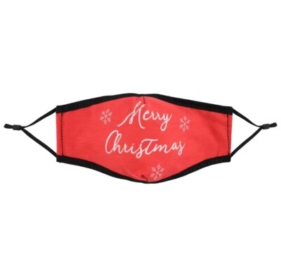 Merry Christmas Face Mask, Face Covering, Reusable, Adjustable - Image 1 of 2