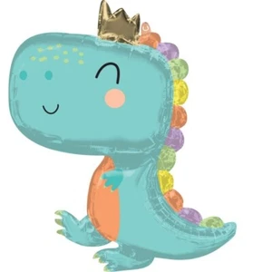 Dinosaur Party Supplies Babysaurus SuperShape Foil Balloon Decoration Birthday - Picture 1 of 1