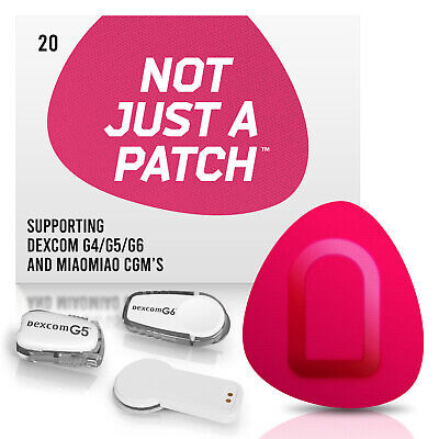Not Just A Patch CGM Patch Dexcom G4/G5/G6 Or MiaoMiao Libre Pink 20 Pack • 19.78€