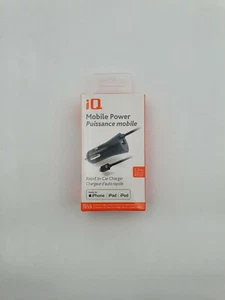 Chargeur voiture IQ Mobile Power pour iPhone/ipad [Neuf dans sa boîte] - Photo 1 sur 4
