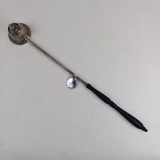 Vintage Gorham Sterling Silver Candle Snuffer Black Handle Colonial Williamsburg