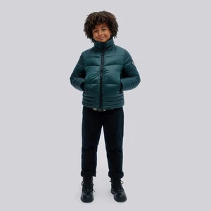 Noize Boy's Spruce Green Vegan Kobe-B Short Puffer Winter Jacket Kids Size L/12 - Picture 1 of 10
