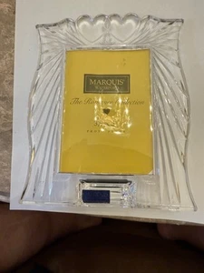 Marco de fotos Waterford Marquis Crystal 3-1/2" x 5" COLECCIÓN ROMÁNTICA - Imagen 1 de 4