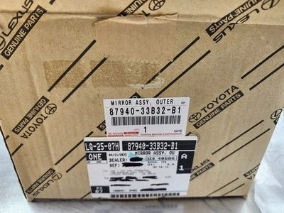 CONJUNTO ESPEJO RETROVISOR LATERAL EXTERIOR DE FÁBRICA LEXUS NUEVO 87940-33B32-B1 IZQUIERDO ES Foto 1 de 3