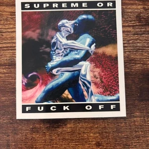 Supreme or F*** off Authentic Sticker - Picture 1 of 2