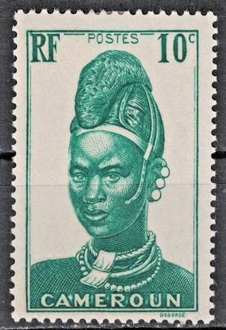 CAMEROUN:1939-40 SC#229 MVLH Mandara Woman  AJ780 Cover