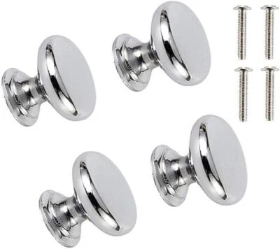 1-30 Pcs Modern Simple Door Knob Cabinet Drawer Wardrobe Cupboard Chrome Handles - Image 1 of 4