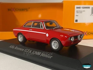 MINICHAMPS 1/43 ALFA ROMEO GTA 1300 JUNIOR 1968 RED ART. 940120600 - Imagen 1 de 2