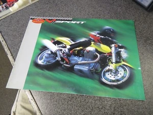 Folleto de especificaciones técnicas del concesionario de Moto Guzzi con ilustraciones V11 Sport - Imagen 1 de 6