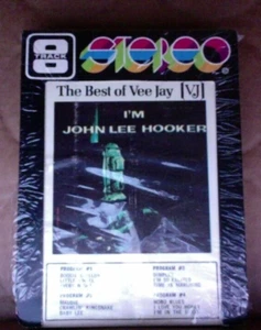 RARE BLUES 8 track I'm John Lee Hooker 1ST ALBUM  Boogie Chillun I'm in the mood - Picture 1 of 12