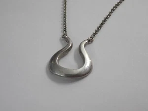 Declan Killen Irish Torc Signed Sterling Silver Modernist Necklace Pendant - Picture 1 of 3