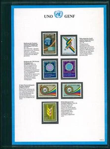 HOJA DE COLECCIÓN ONU UN-10 1976 ** UNITED NATIONS SHEET MNH - Imagen 1 de 2