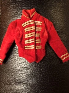 Vintage Barbie Drum Majorette Jacket #875 Red Velvet Fashion Mattel - Picture 1 of 12