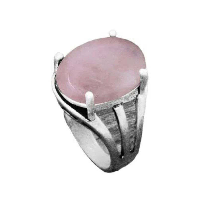 Anéis femininos antigos de jade ovais de jade hetian folheados a prata pedra natural - Imagem 1 de 1