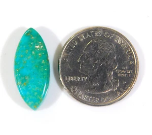 10.25 Carat Natural Patagonia Turquoise Marquise Shape Cabochon Gemstone B0=283 - Picture 1 of 4