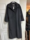 Mystyle M - Long Cashmere/Wool Coat W/Buttons Color Graphite Women?S Size Small