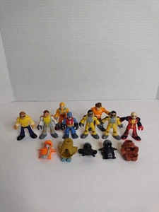 LOT OF 8 Fisher-Price Imaginext Deep Sea Diver, Dino, And Others, 5 Accessories - Picture 1 of 16