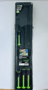 Grip 4pc 8" 12" 18" 24" Neon Handle Steel PVC Square Handle Pry Bars Set 60233 - Picture 1 of 3