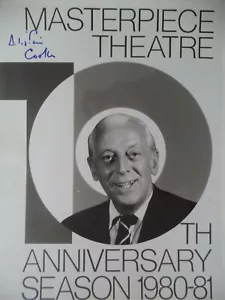 Alistair Cooke KBE 1980-81 Capolavoro Teatro Originale Vecchia Foto Autografata S7 - Foto 1 di 5