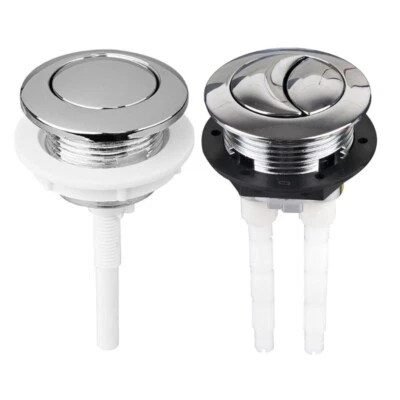 Single/Two 38mm Flushes Toilet Water tanks Round Rods Push Button Water Save - Image 1 of 4