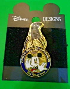 1997 Disneyana Convention Mickey Chernabog Pin Walt Disney World Fantasia MOC - Picture 1 of 4