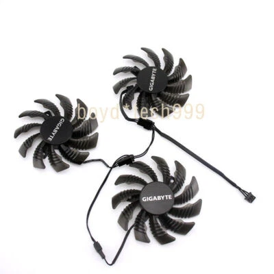 GPU Cooling  Fan For Gigabyte PLD08010S12H GV-N970G1 GTX 970 GTX970 GV-N970WF3 - Image 1 of 4