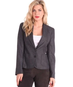 French Connection New Grey Wool Blazer Tailored Size UK8 EUR36 US4 RRP £120 - Picture 1 of 4