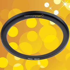72-82 mm 72mm Male to 82mm Female 72mm-82mm Step-Up Coupling Ring Adapter Lens