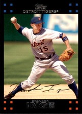 2007 Topps Red Back #28 Brandon Inge Detroit Tigers