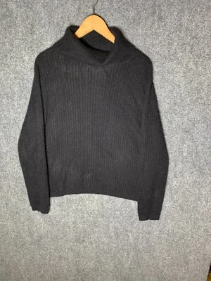 Suéter Pullover Pendleton Negro Para Mujer XL Cachemira Cuello Alto Manga Larga Foto 1 de 4