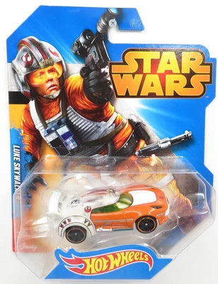 HOT WHEELS STAR WARS CHARACTER CAR 3 - X-WING LUKE SKYWALKER VEHICLE - Image 1 of 4