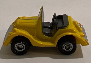 Micro Machines 1986 Galoob '36 Yellow MG T-Type Roadster Car 1936 Convertible - Picture 1 of 8