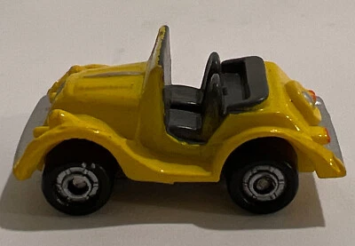 Micro Machines 1986 Galoob '36 Yellow MG T-Type Roadster Car 1936 Convertible - Image 1 of 4