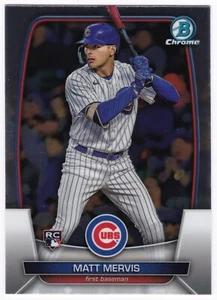 Matt Mervis Rookie Card RC 2023 Bowman Chrome #65 Chicago Cubs - Picture 1 of 2
