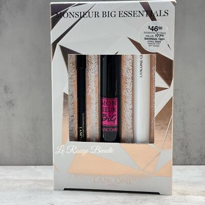 Lancome Full Size Set - Cils Booster XL Lash Primer, Monsieur Mascara, Eyeliner - Image 1 of 2