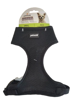 Arnés ajustable Petmate para perro cachorro malla negra tamaño pequeño para cuello de 14-16 pulgadas Foto 1 de 4