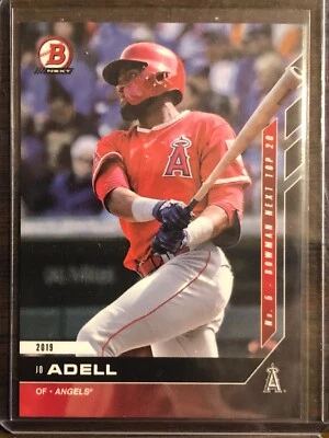 2019 Topps Bowman Next #T5 Jo Adell Los Angeles Angels - Image 1 of 2