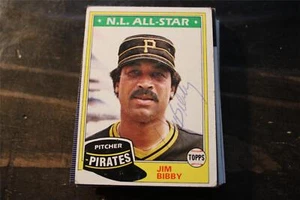 TARJETA AUTOGRAFIADA DE PIRATAS DE PITTSBURGH FALLECIDOS DE JIMI BIBBY - Imagen 1 de 1
