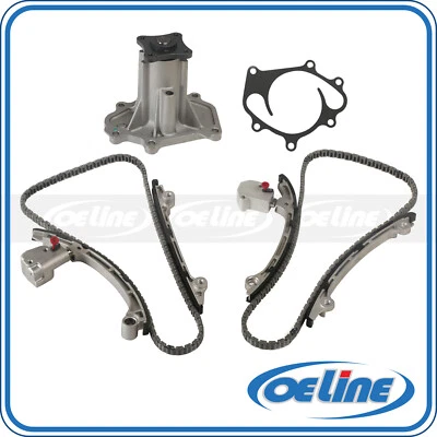 Kit de cadena de distribución para Infiniti FX45 M45 Q45 4,5 L V8 DOHC VK45DE 32 V con bomba de agua Foto 1 de 4