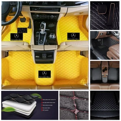 Fit For Mercedes-Benz Car Floor Mat Cargo Liner Trunk Rug Auto Carpet Waterproof — 第 1/4 张图片