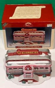 Lemax - AL's DINER -- Jukebox Junction Light Up Retro Collection --- NEW in BOX - Picture 1 of 21