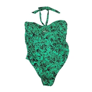 One Piece Maternity Swimsuit XL Isabel Maternity by Ingrid & Isabel Green/Black - Picture 1 of 9