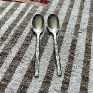 Dansk Designs JHQ PRADO Jens Quistgaard Stainless TEASPOON 6-1/8" Germany x2 - Picture 1 of 9