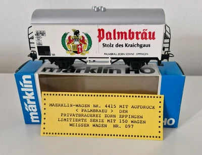 Märklin 4415  H0  Palm Bräu Sondermodell mit  Zertifikat nur 150 Stück Nr.79 OVP - Bild 1 von 4